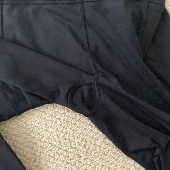 LULULEMON Final Lap Crop 23β Like New Black Nulux Leggings Fast & Free Sz 6 VEUC - Picture 9 of 15